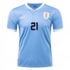 Camiseta de fútbol Uruguay E. CAVANI 21 1ª equipación Copa Mundo 2022